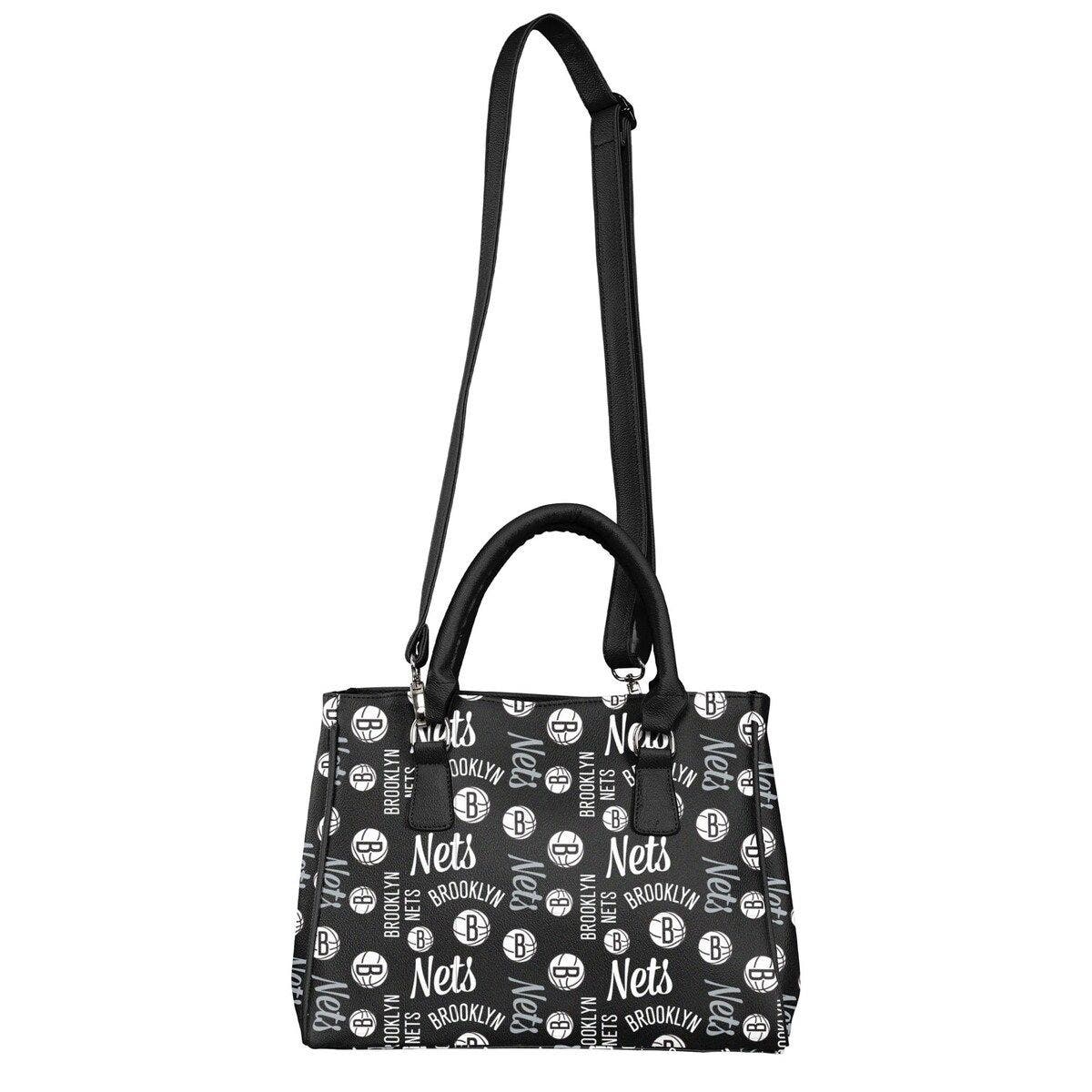 FOCO Brooklyn Nets Repeat Brooklyn Tote, Alternate, color, Black