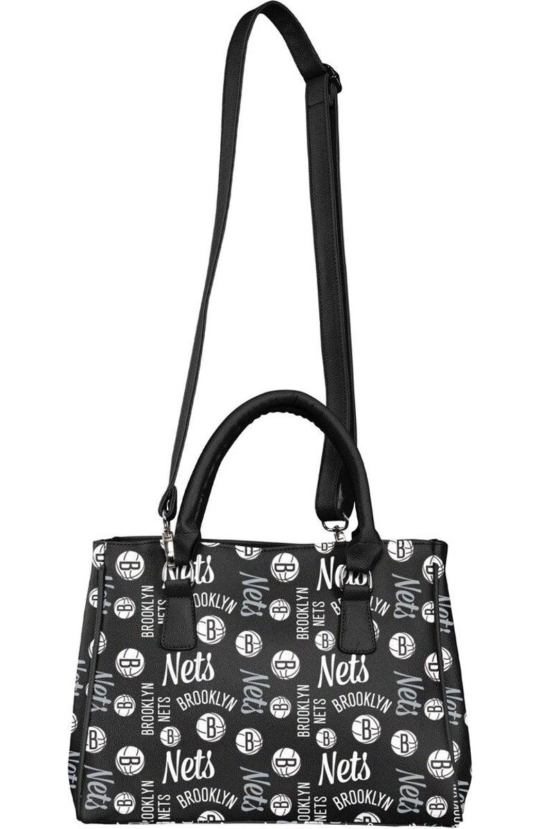 FOCO Brooklyn Nets Repeat Brooklyn Tote, Alternate, color, Black
