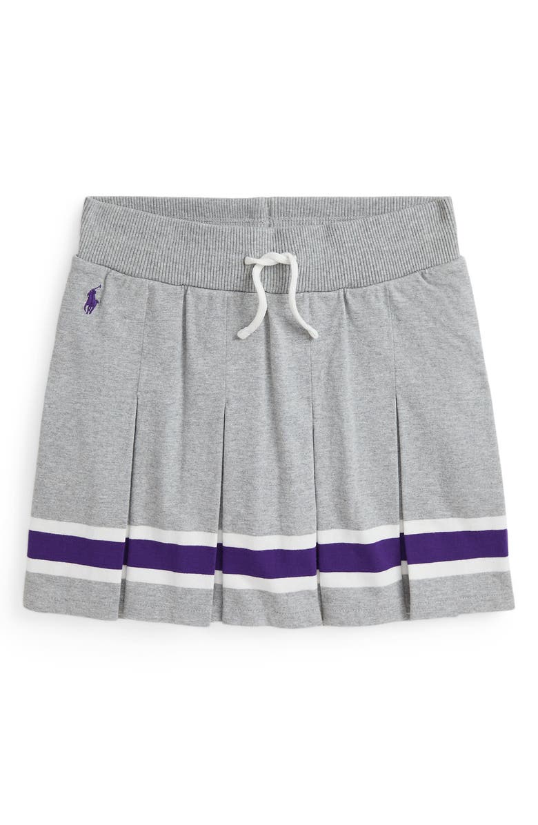 Polo Ralph Lauren Kids' Pleated Tennis Skirt, Main, color, Andover Heather / Purple