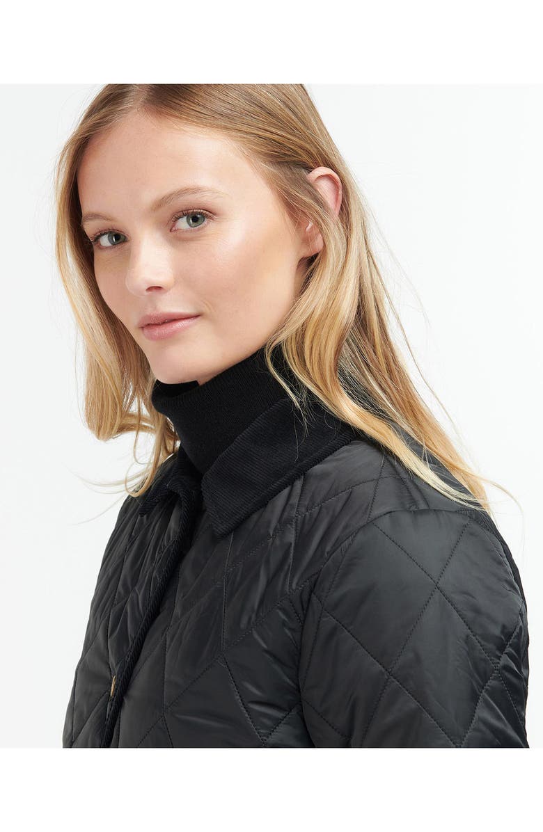 Barbour Clydebank Quilted Jacket, Alternate, color, Black
