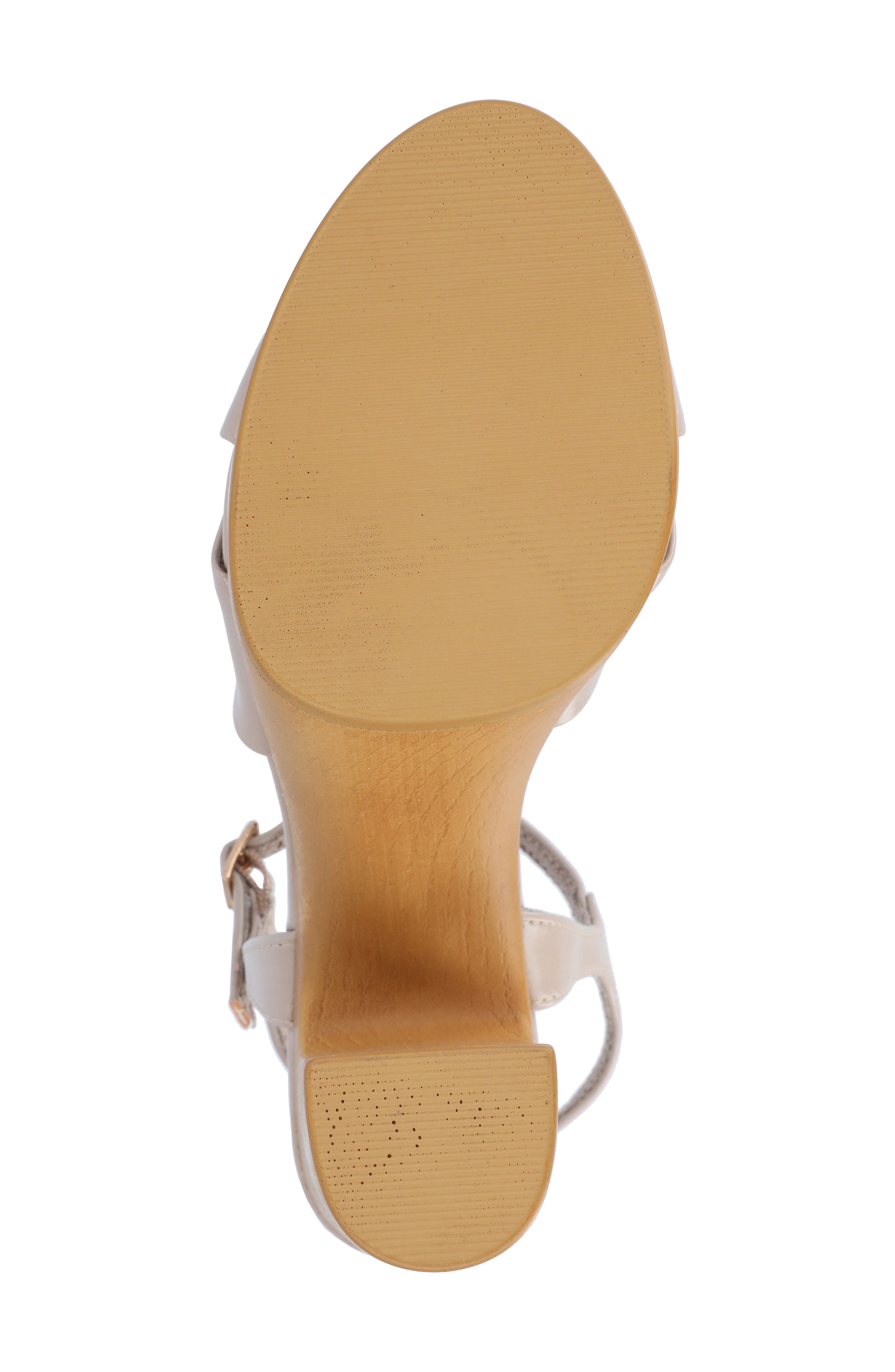 Journee Collection Lorrica Platform Sandal, Alternate, color, Taupe