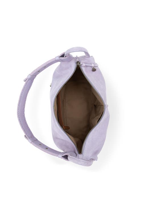 The Sak Los Feliz Hobo Leather Bag In Purple