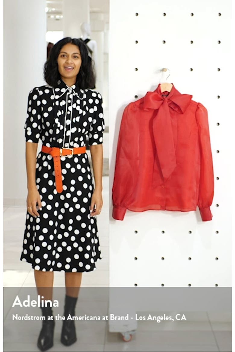 x Atlantic-Pacific Bow Collar Blouse (Nordstrom Exclusive) video