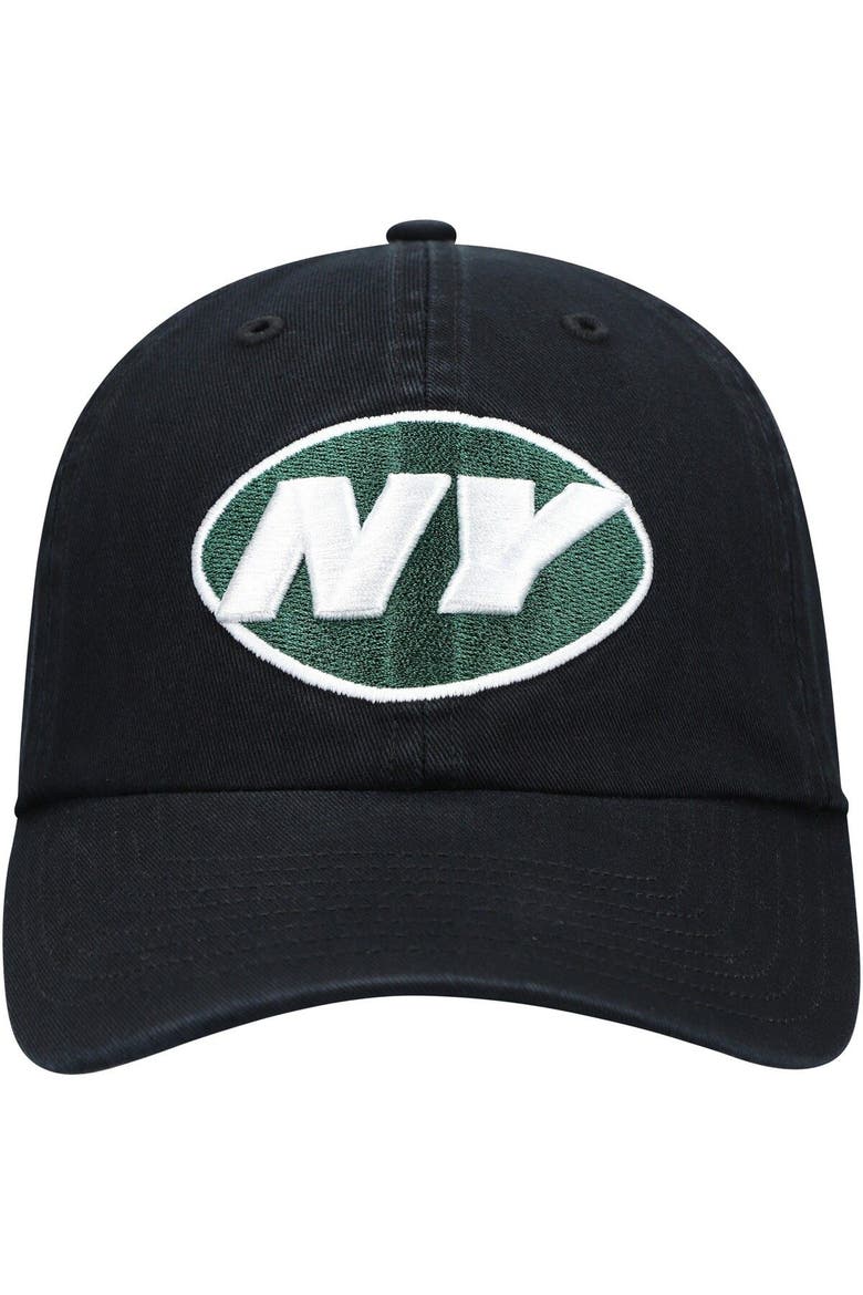 Men's '47 Black New York Jets Clean Up Alternate Adjustable Hat, Alternate, color, Black