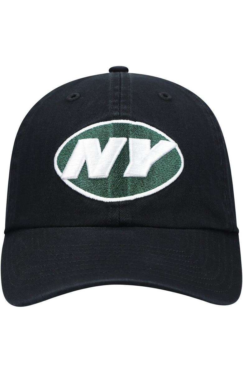 '47 Men's '47 Black New York Jets Clean Up Alternate Adjustable Hat, Alternate, color, Black