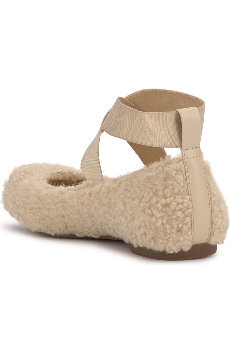 Jessica Simpson 'Mandalaye' Leather Flat, Alternate, color, Natural Brown