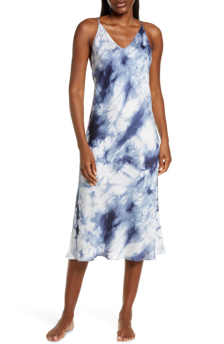 Natori Sora Tie Dye Nightgown, Main, color, 