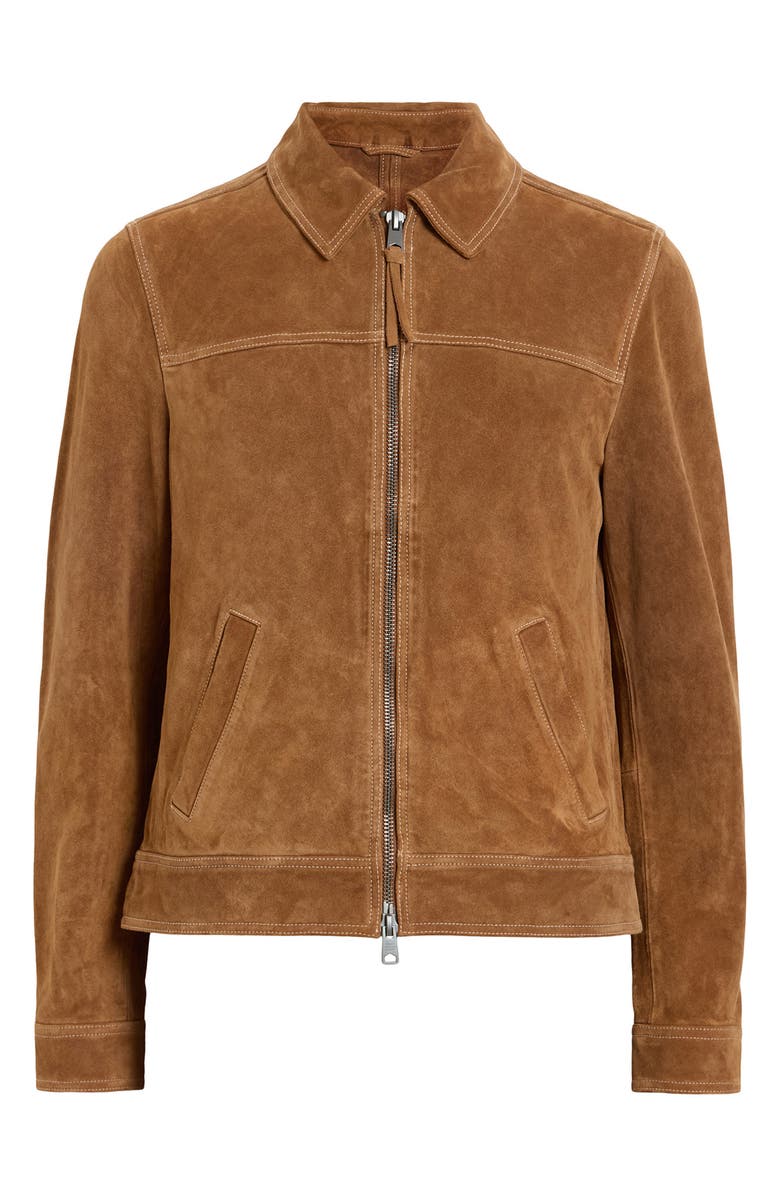 AllSaints Marquez Suede Jacket, Alternate, color, 
