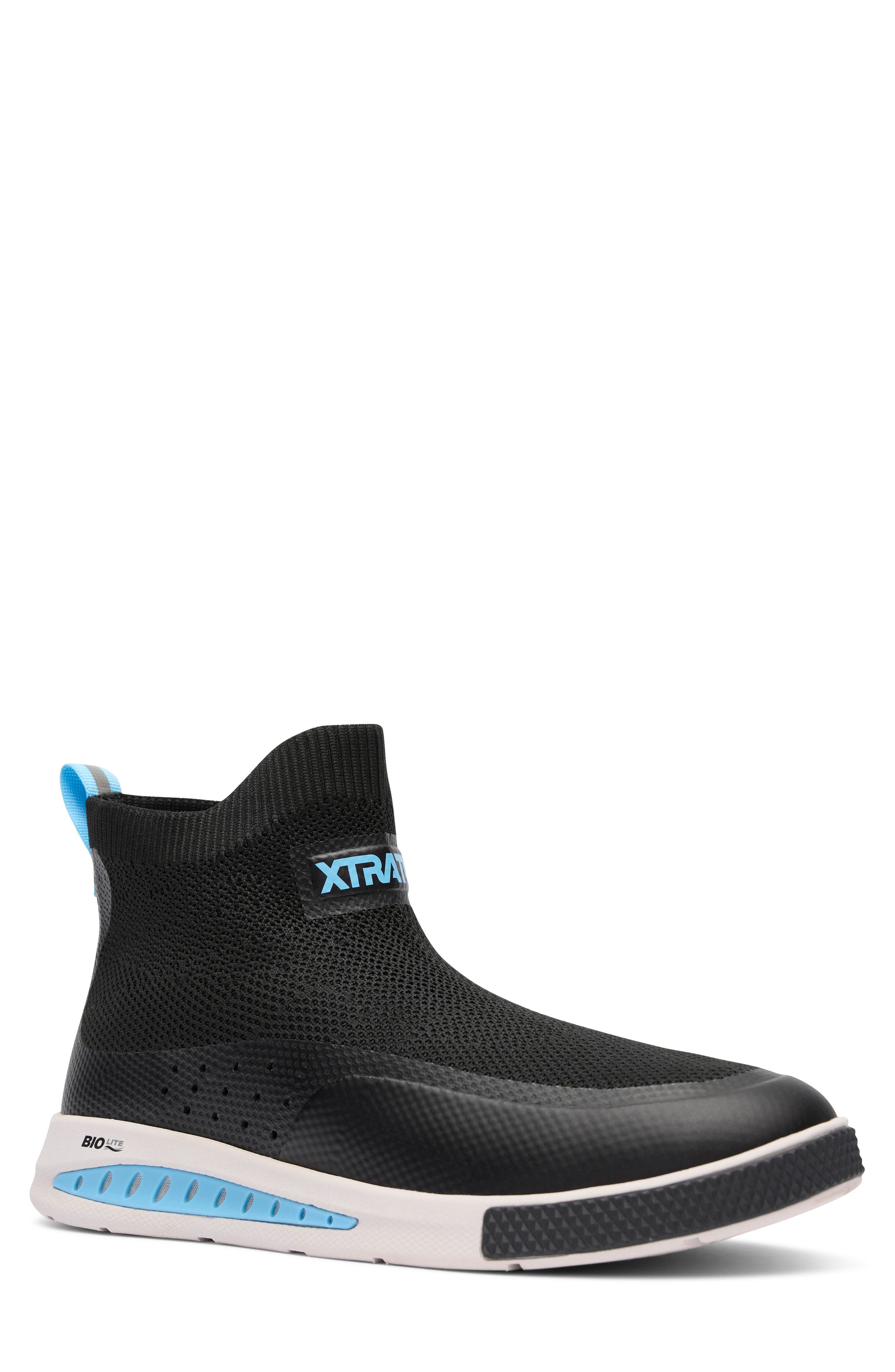 XTRATUF Ankle Deck Sport DriftTech Boot, Main, color, Black