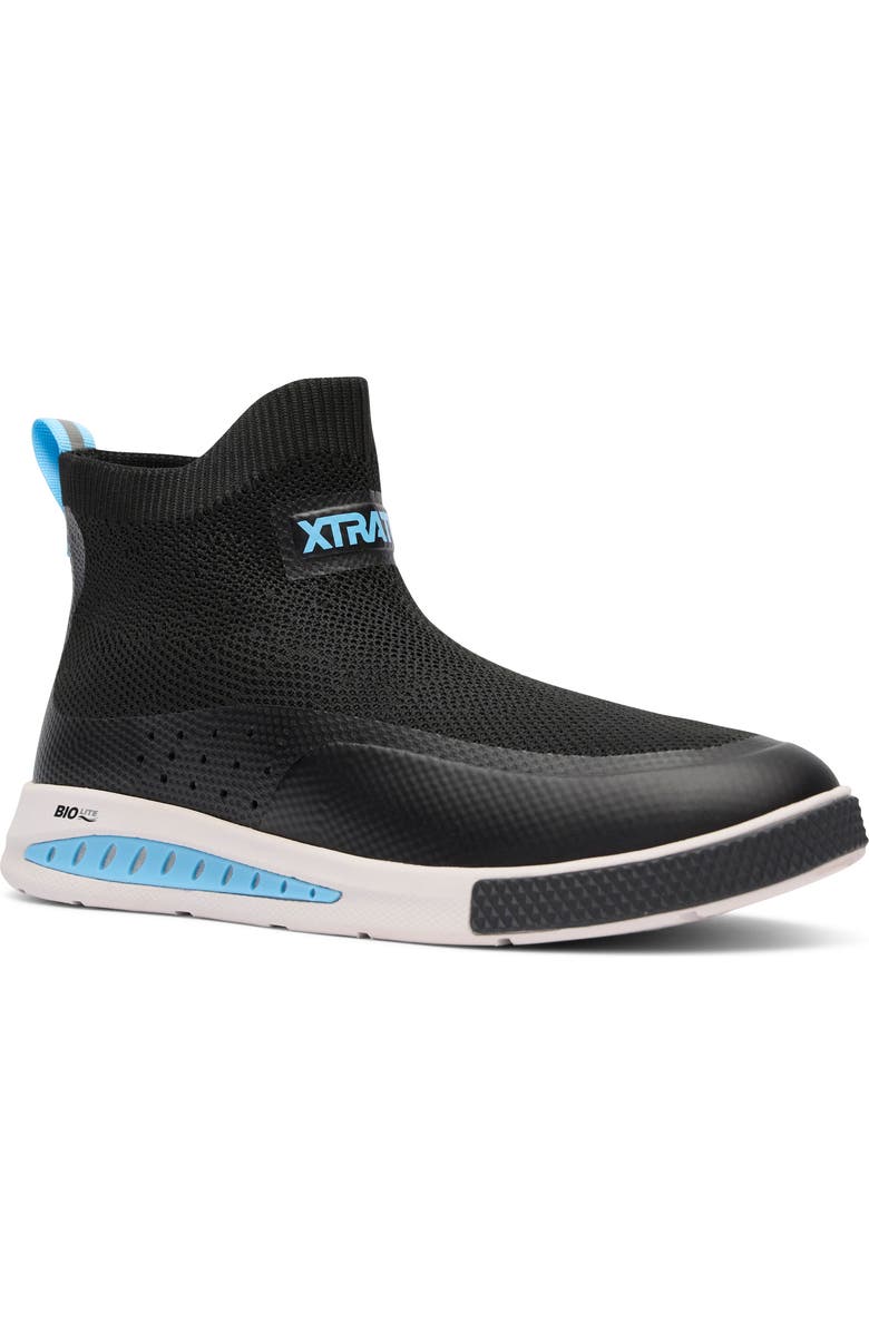 XTRATUF Ankle Deck Sport DriftTech Boot, Main, color, Black