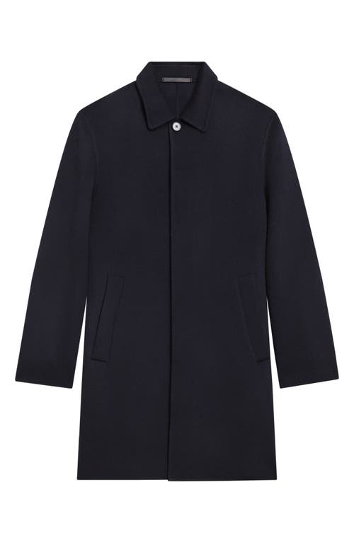 THEORY THEORY DOUBLE FACE WOOL BLEND CAR COAT