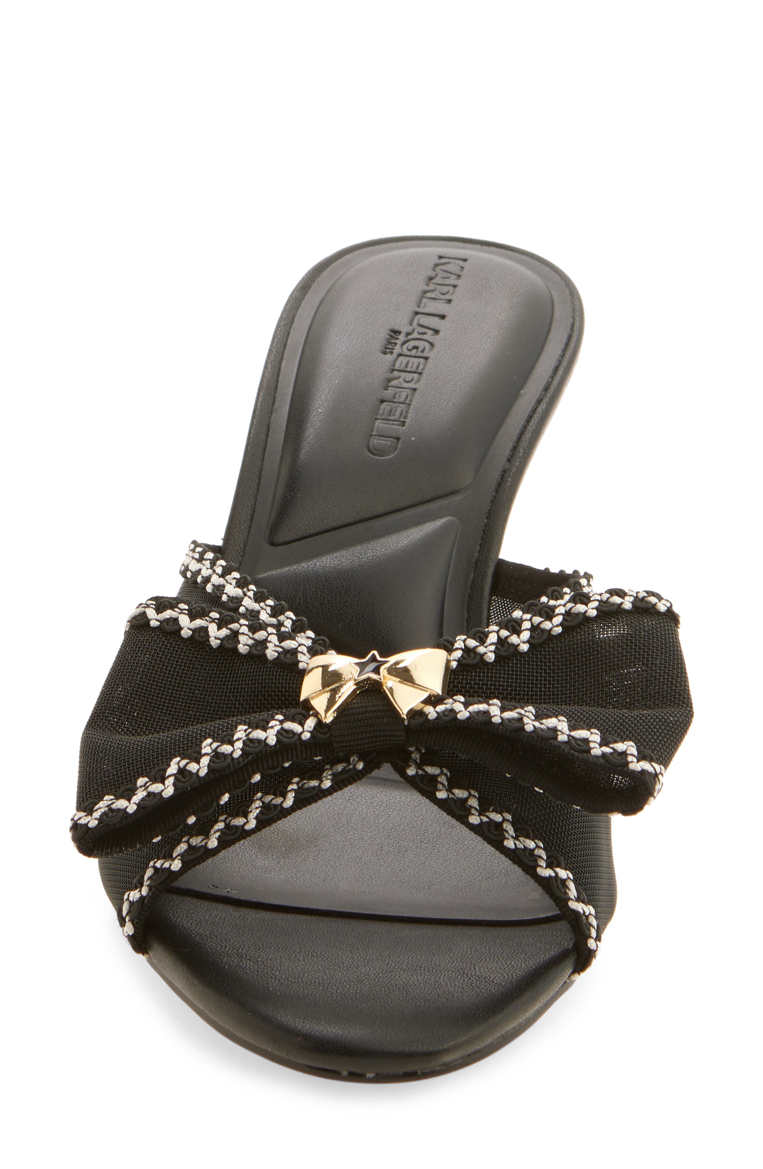 KARL LAGERFELD PARIS Danya Slide Sandal, Alternate, color, Black