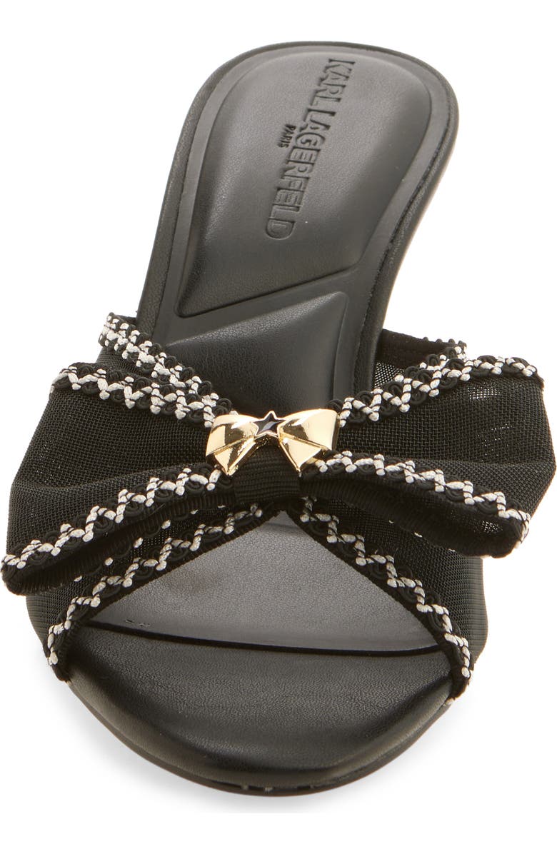 KARL LAGERFELD PARIS Danya Slide Sandal, Alternate, color, Black