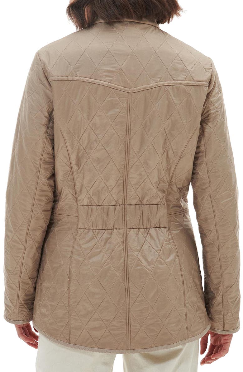 Barbour Cavalry Quilted Jacket, Alternate, color, Light Fawn