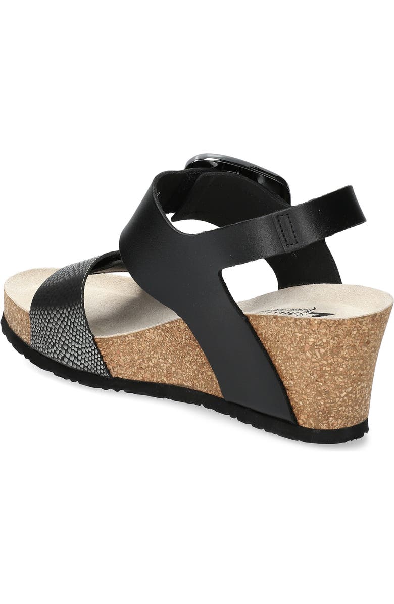 Mephisto Leandre Wedge Sandal, Alternate, color, Grey Havana