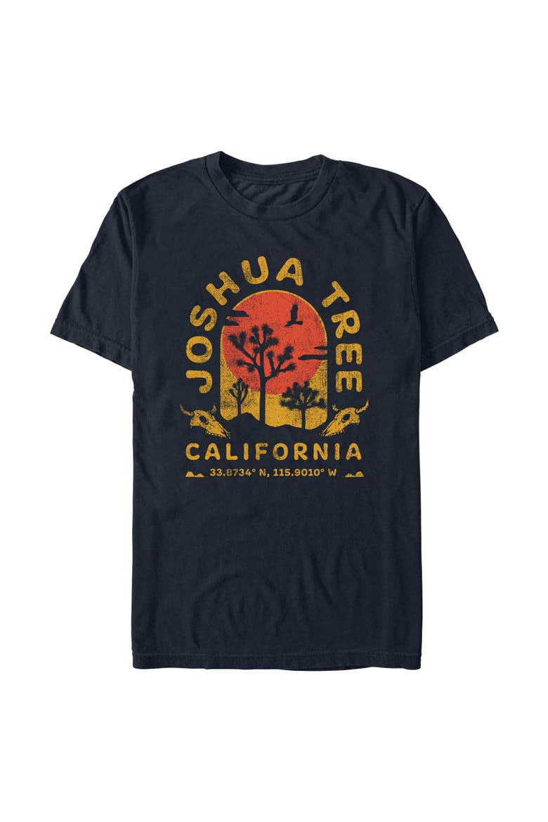Men's Lost Gods Joshua Tree California Distressed  Graphic T-Shirt, Alternate, color, Black