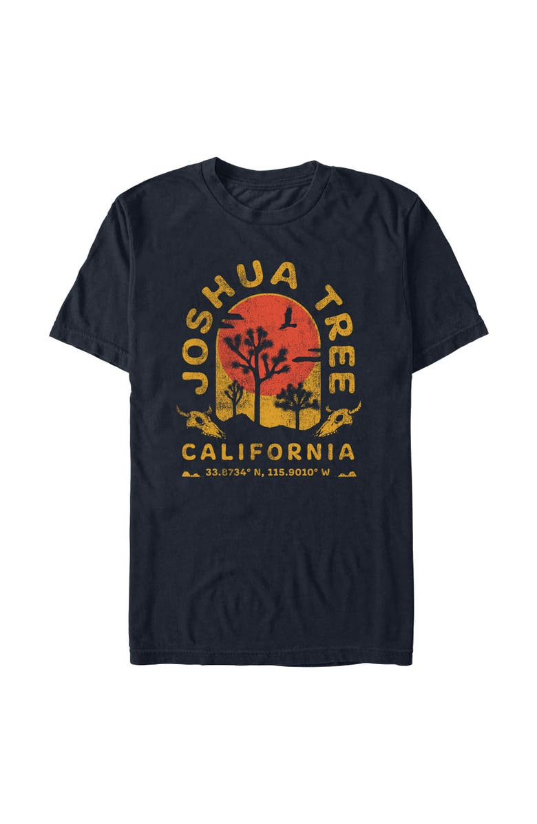 Lost Gods Men's Lost Gods Joshua Tree California Distressed  Graphic T-Shirt, Alternate, color, Black