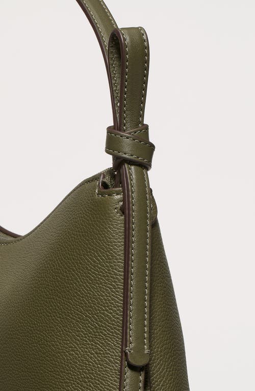 Kate Spade New York Loop Pebble Leather Shoulder Bag In Green