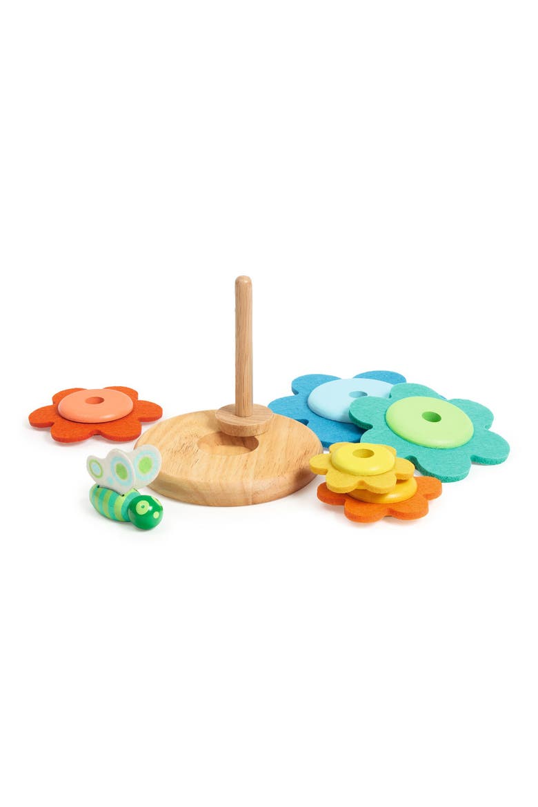 Butterflower Puzzle Tower Game, Alternate, color, MULTI