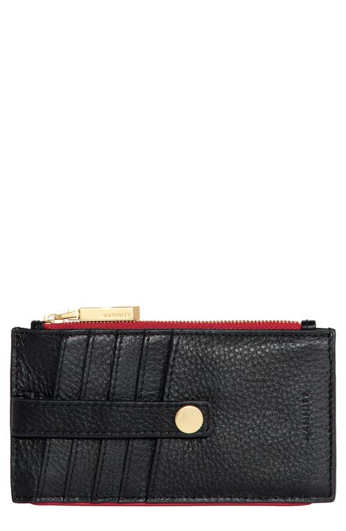 HAMMITT 210 West Wallet in Black/Brushed Gold  product
