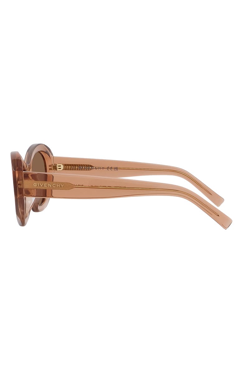 Givenchy GV Day 57mm Cat Eye Sunglasses, Alternate, color, Shiny Orange / Brown