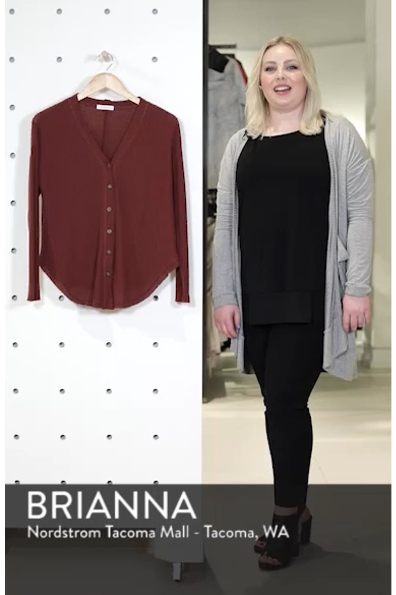 Thermal Button Front Shirt video