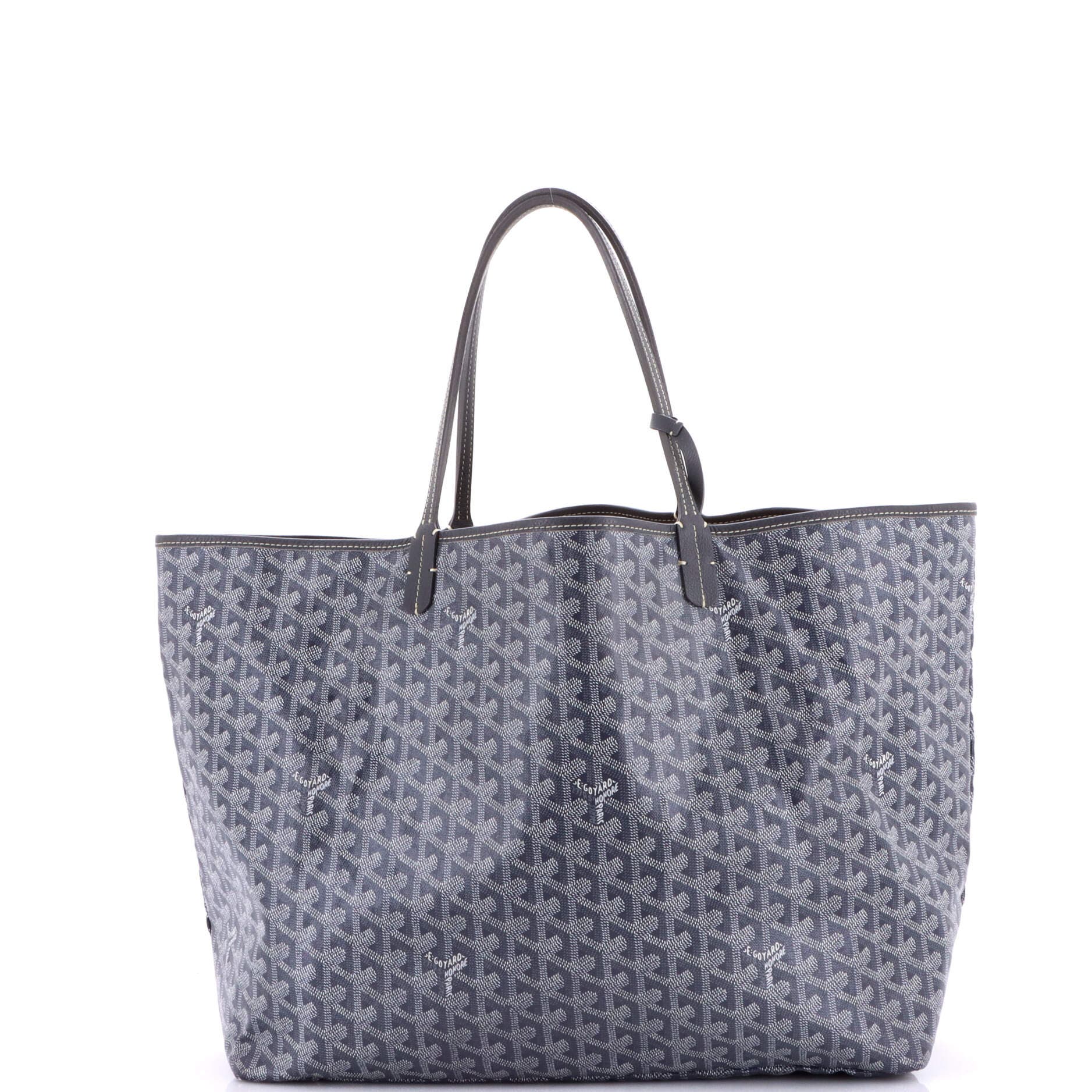 Pre-Owned Goyard Saint Louis Tote Coated Canvas GM, Alternate, color, Gray