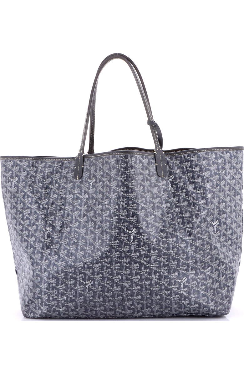Pre-Owned Goyard Saint Louis Tote Coated Canvas GM, Alternate, color, Gray