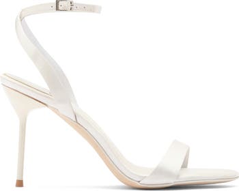 Blossmz Ankle Strap Satin Sandal