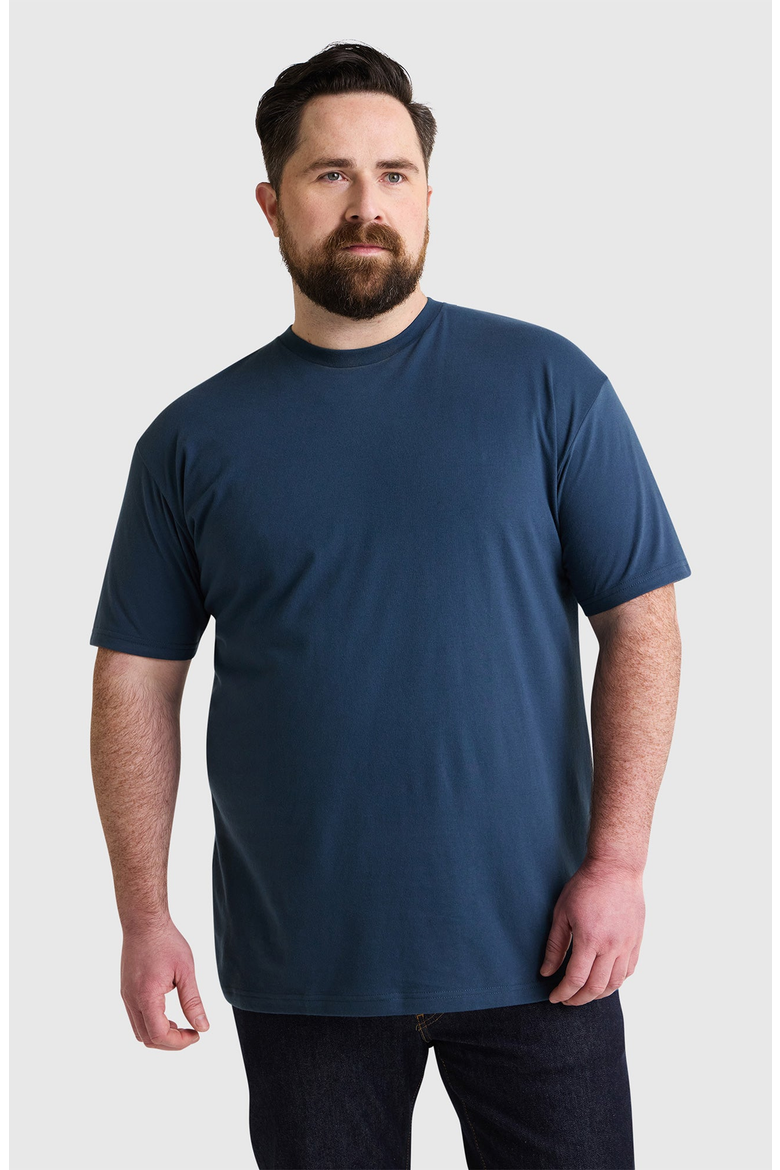Crew Neck T Shirt, Alternate, color, Slate Blue