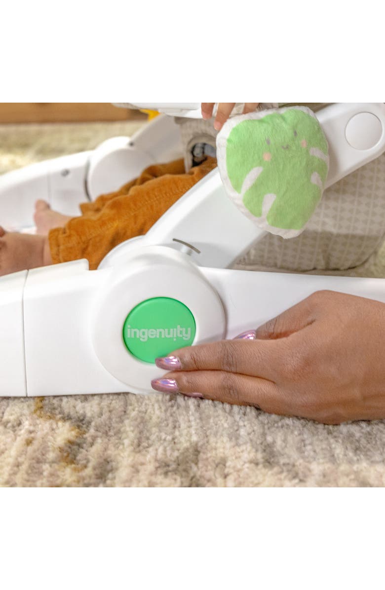 INGENUITY Prop Spot Learn-to-Sit Floor Seat, Alternate, color, Green