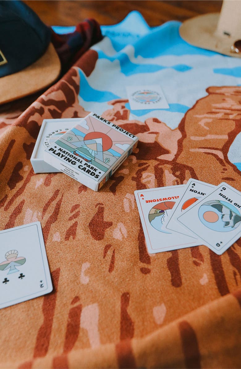 Parks Project Minimalist National Park Playing Cards, Alternate, color, Multi Color