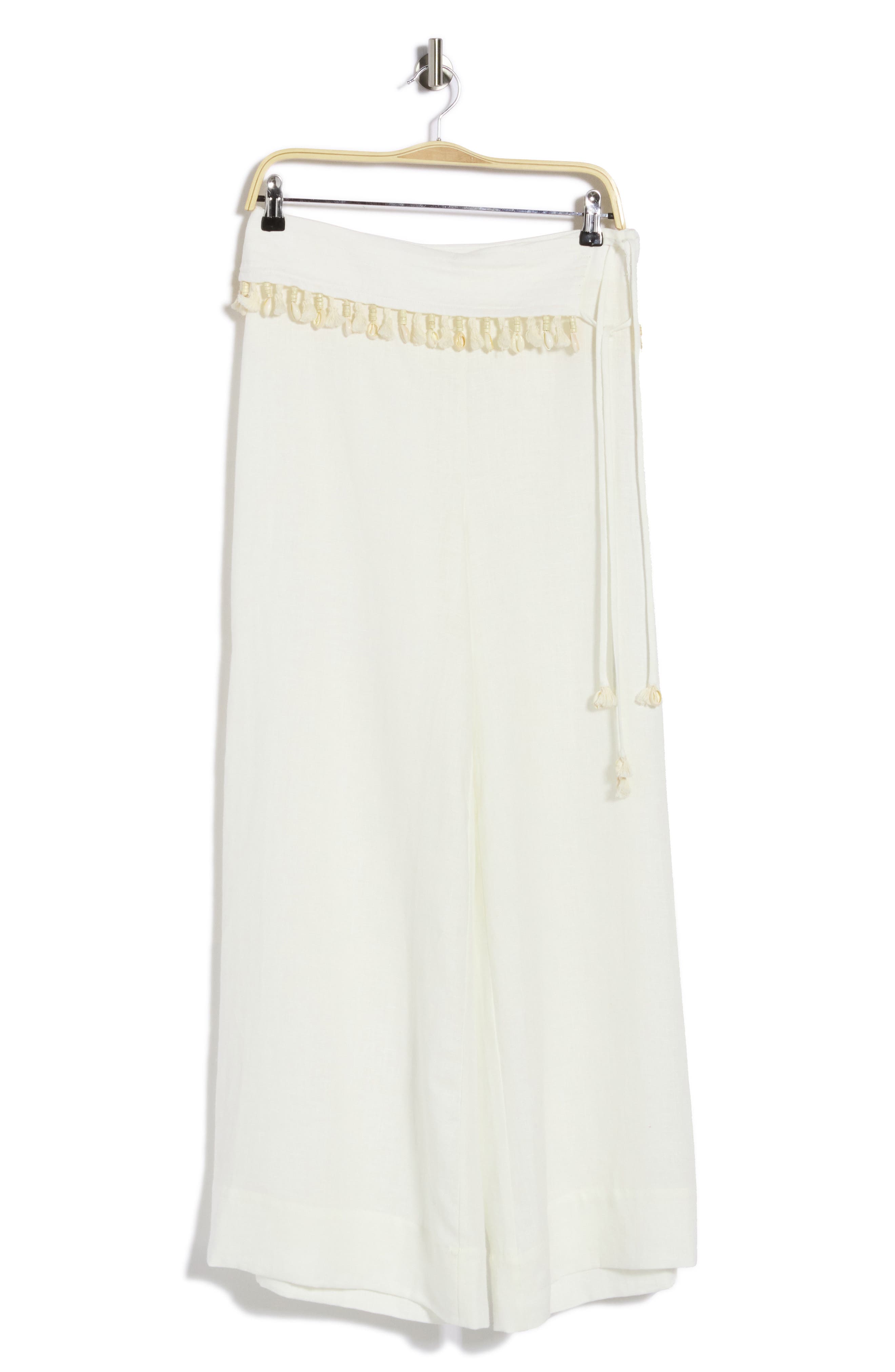 Genevieve High Waist Wide Leg Linen Pants