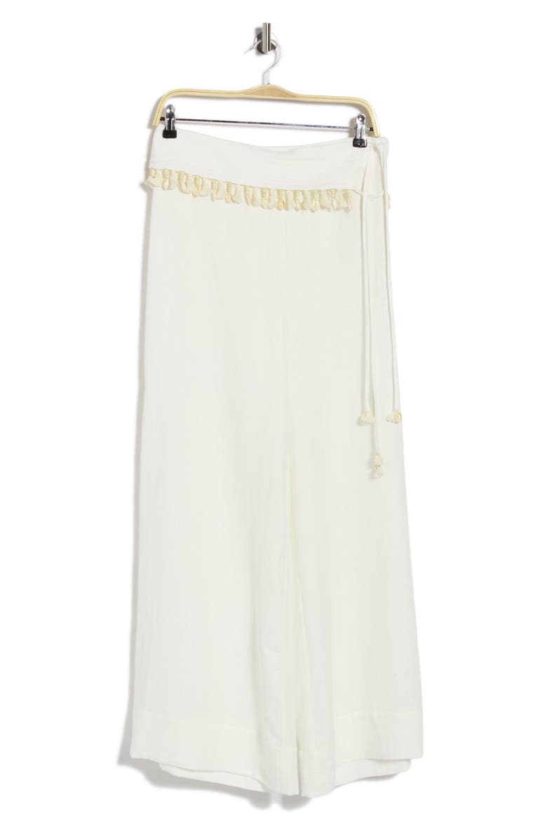 Genevieve Linen Wide Leg Pants, Main, color, ECRU