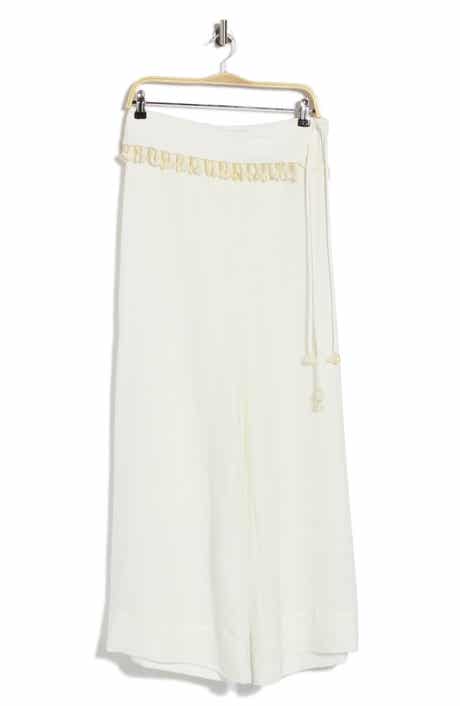 Genevieve High Waist Wide Leg Linen Pants