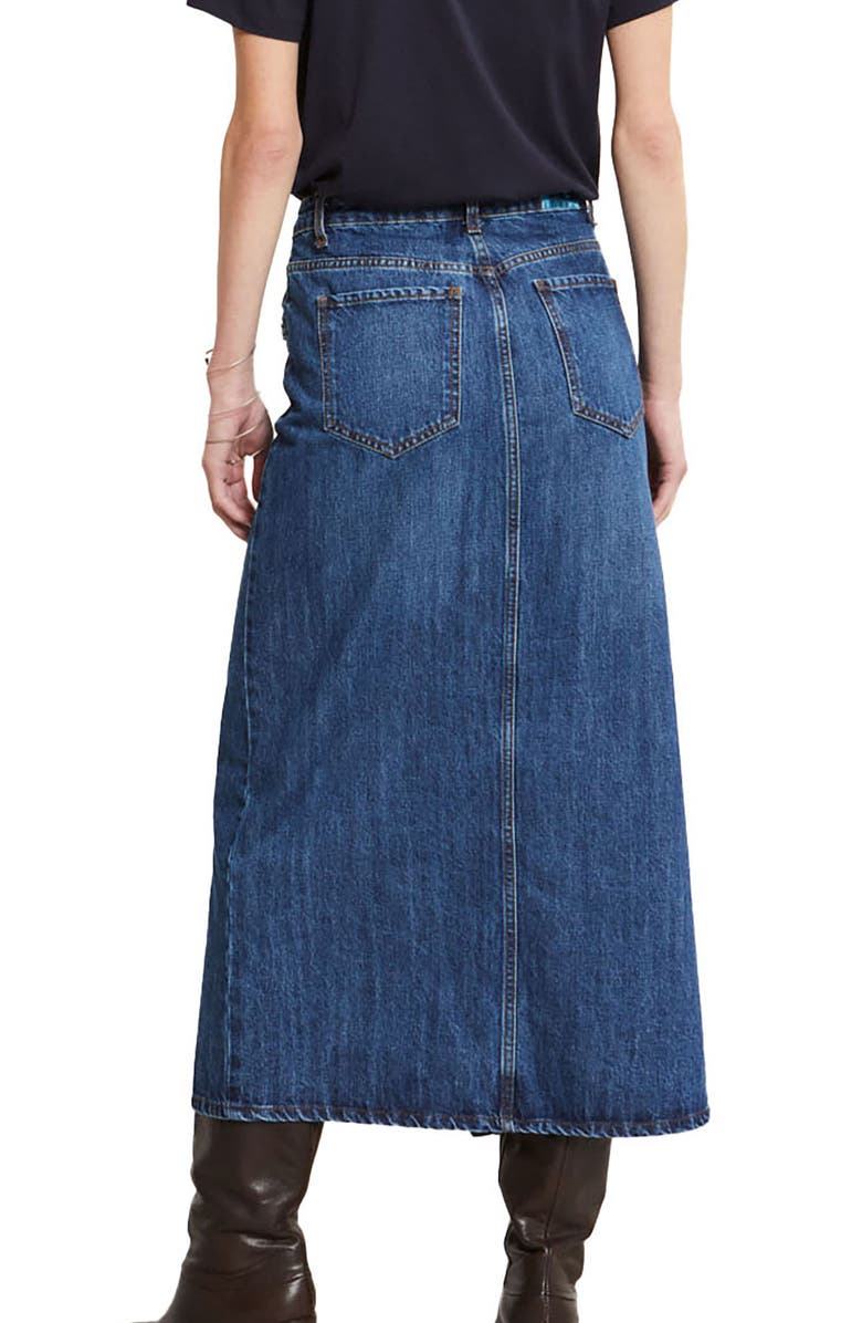 ottod'Ame Denim Midi Skirt, Alternate, color, Blue