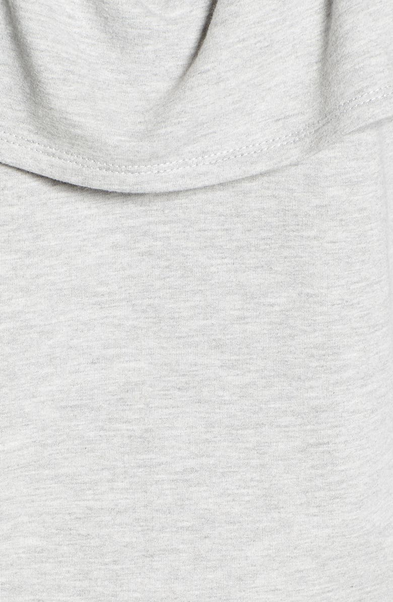 Love, Fire Ruffle Sweatshirt Dress, Alternate, color,