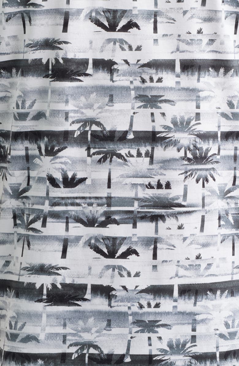 Bugatchi Hendrix Digital Abstract Print Pima Cotton Polo, Alternate, color, Cement