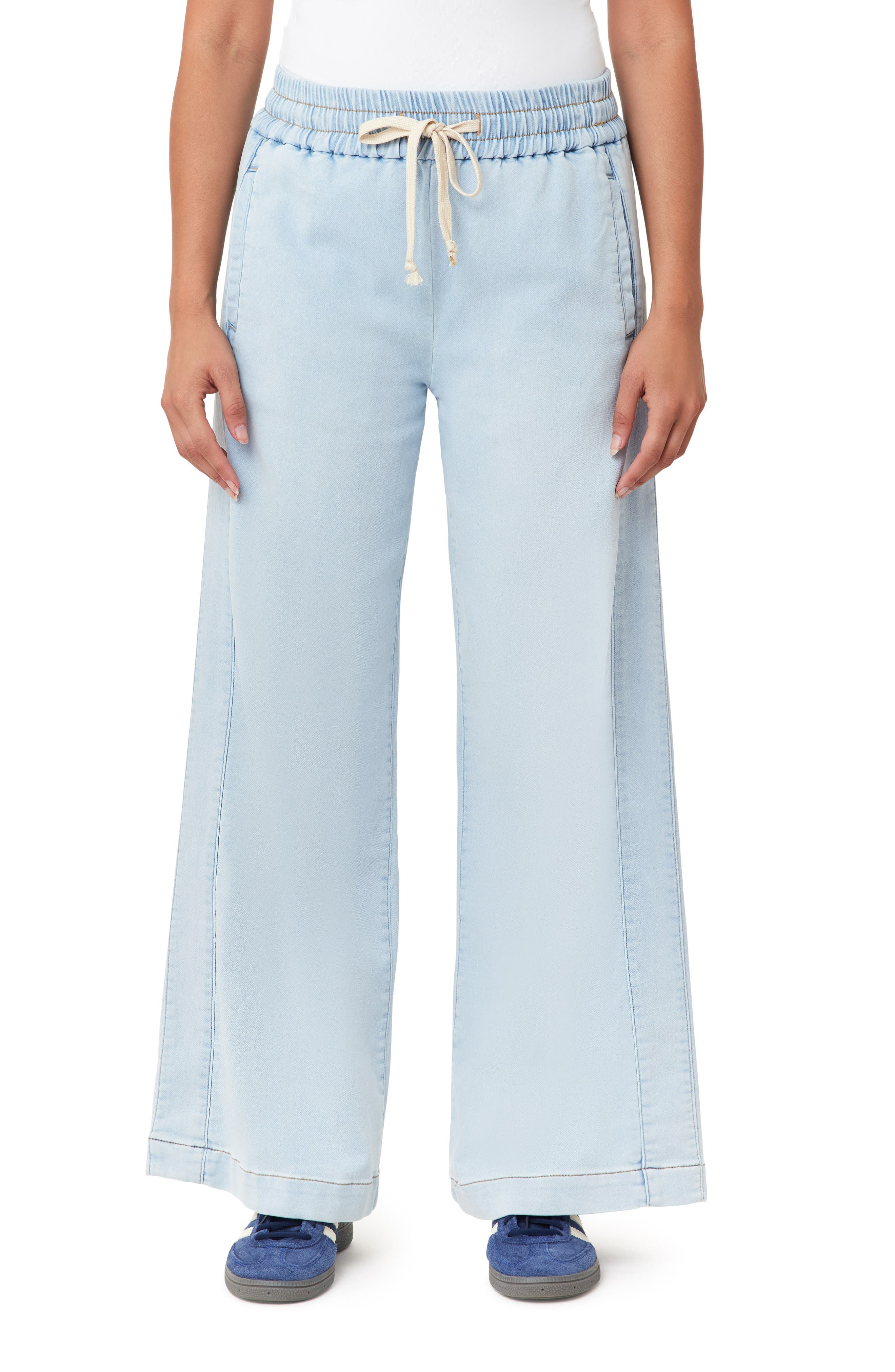 Kensie Ultra High Waist Relaxed Fit Denim Pants