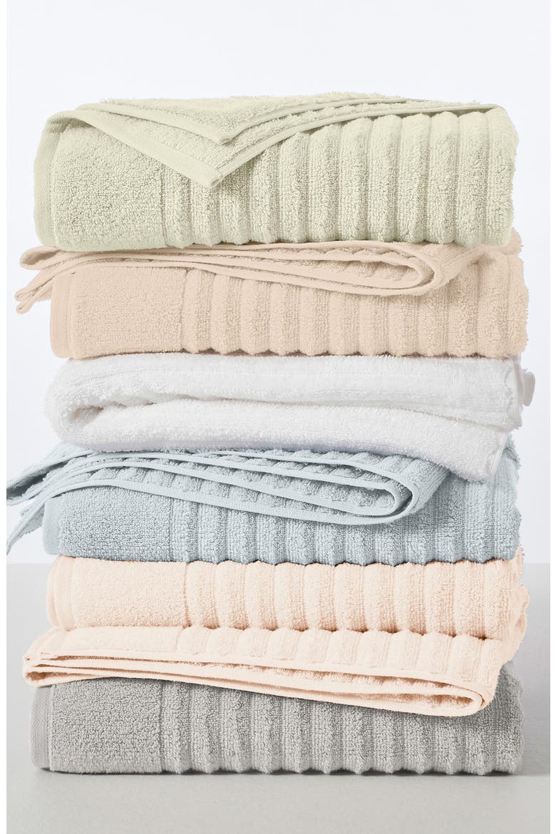 Combed Cotton 4-Pack Bath Towels, Alternate, color, NAVY BLUE