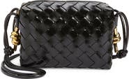 Bottega Veneta Mini Knot Detail Intrecciato Leather Crossbody Bag