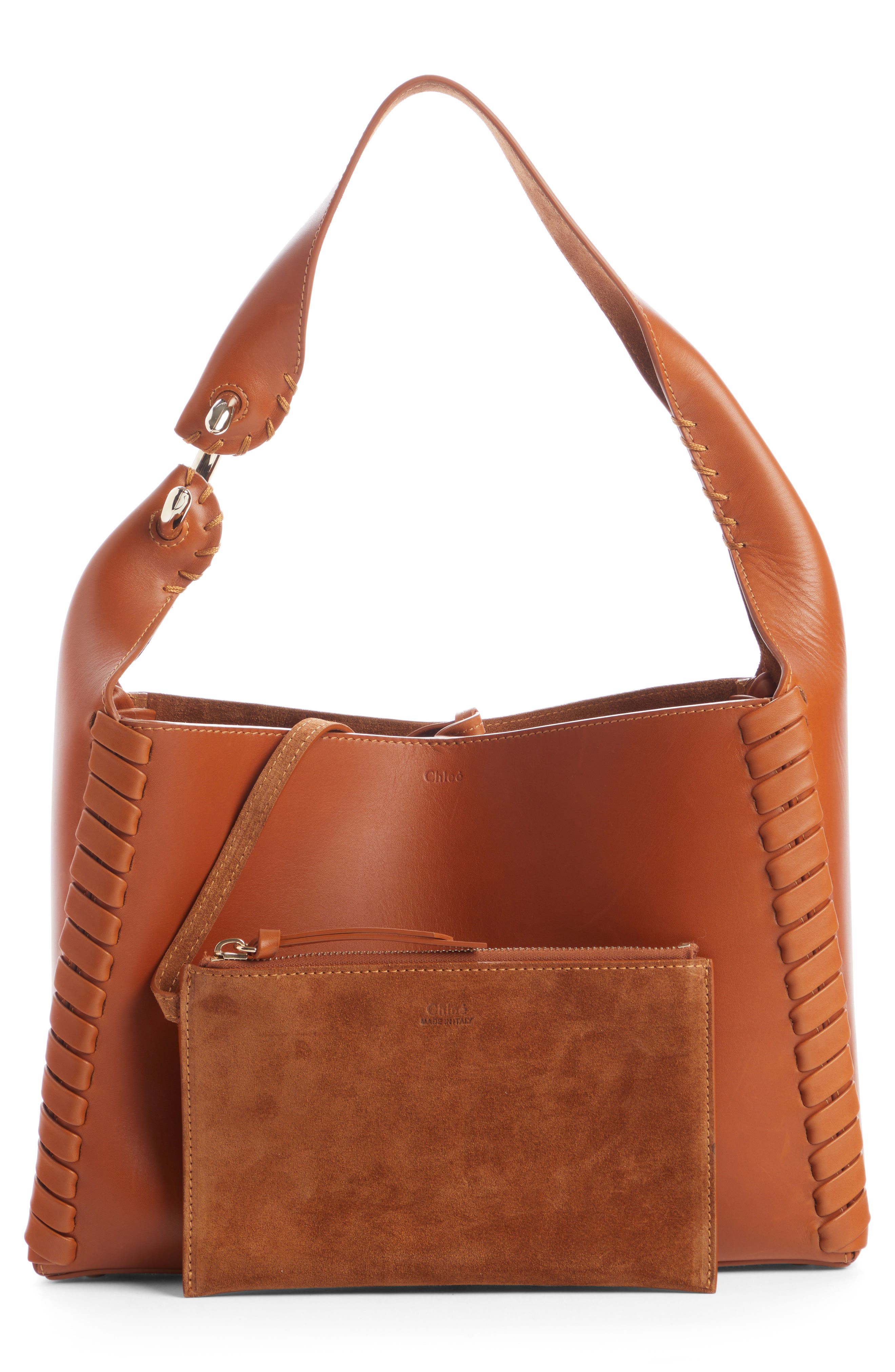 Chloé Mate Leather Shoulder Bag, Alternate, color, 