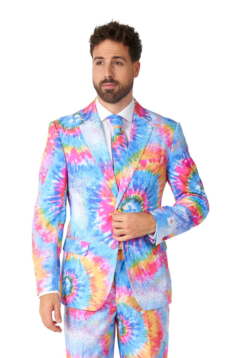 OppoSuits Mr. Tie Dye 3-Piece Tuxedo Set, Alternate, color, Multi