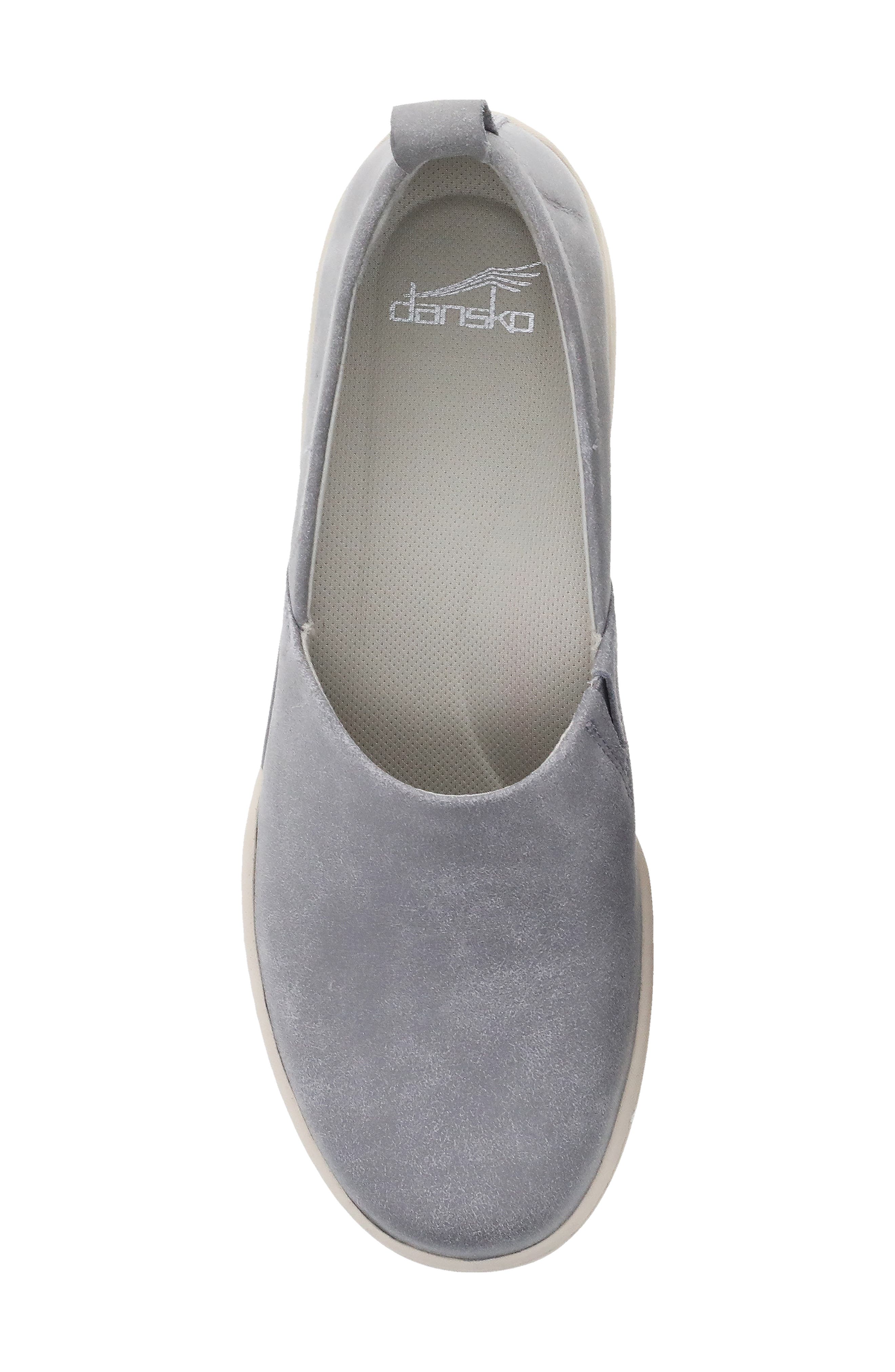 Reba Flat, Alternate, color, GREY NAPPA LEATHER
