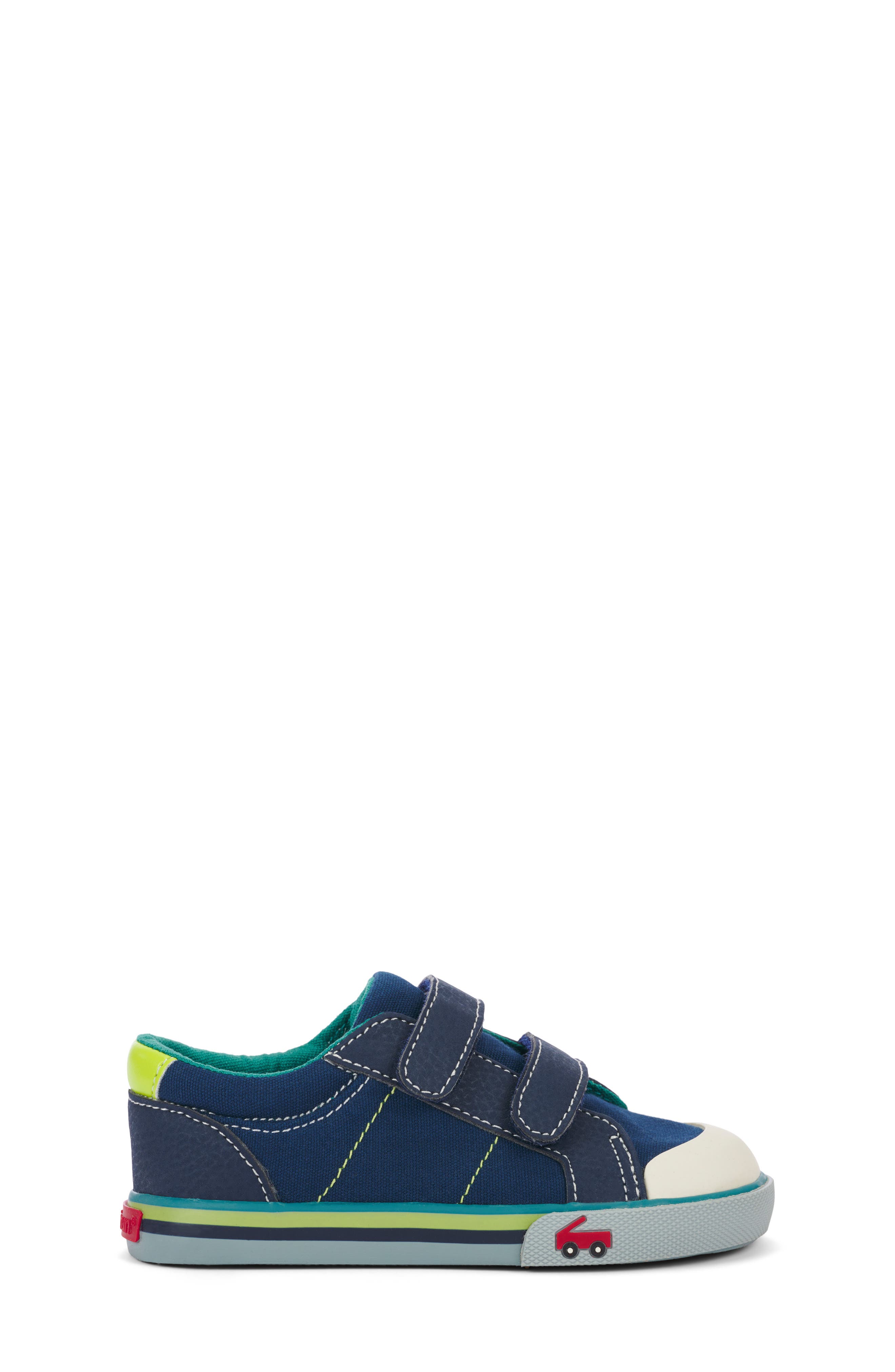 See Kai Run Waylon Sneaker, Alternate, color, Navy/ Lime