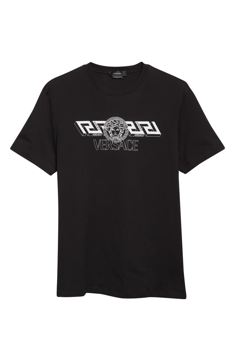 Versace Medusa Graphic Cotton Tee, Alternate, color, 