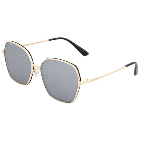 Bertha Women's Emilia 50mm Polarized Sunglasses In Gold/silver
