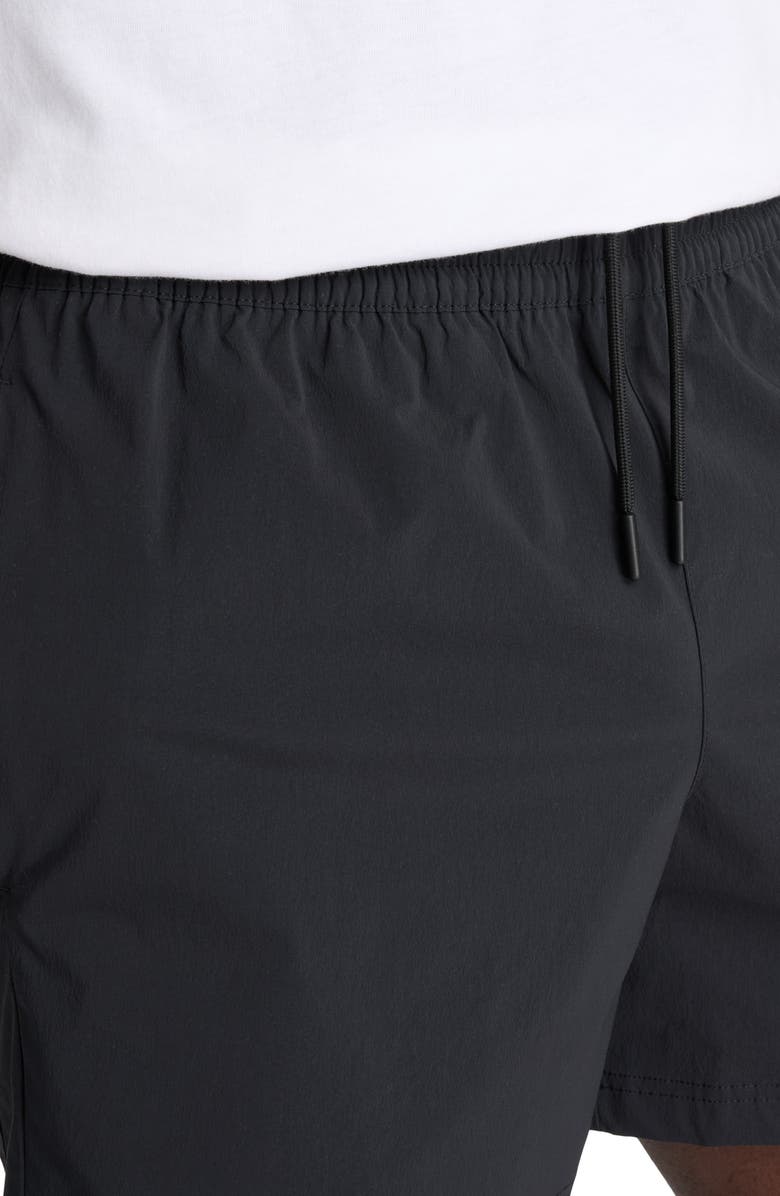 New Balance Athletics Woven Stretch Nylon Shorts, Alternate, color, Black
