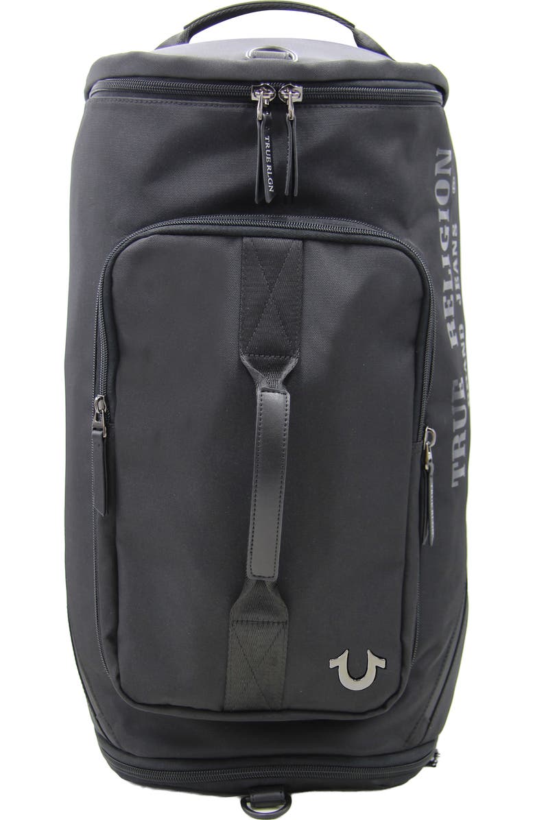 True Religion Switch Convertible Duffle Backpack, Alternate, color, Black