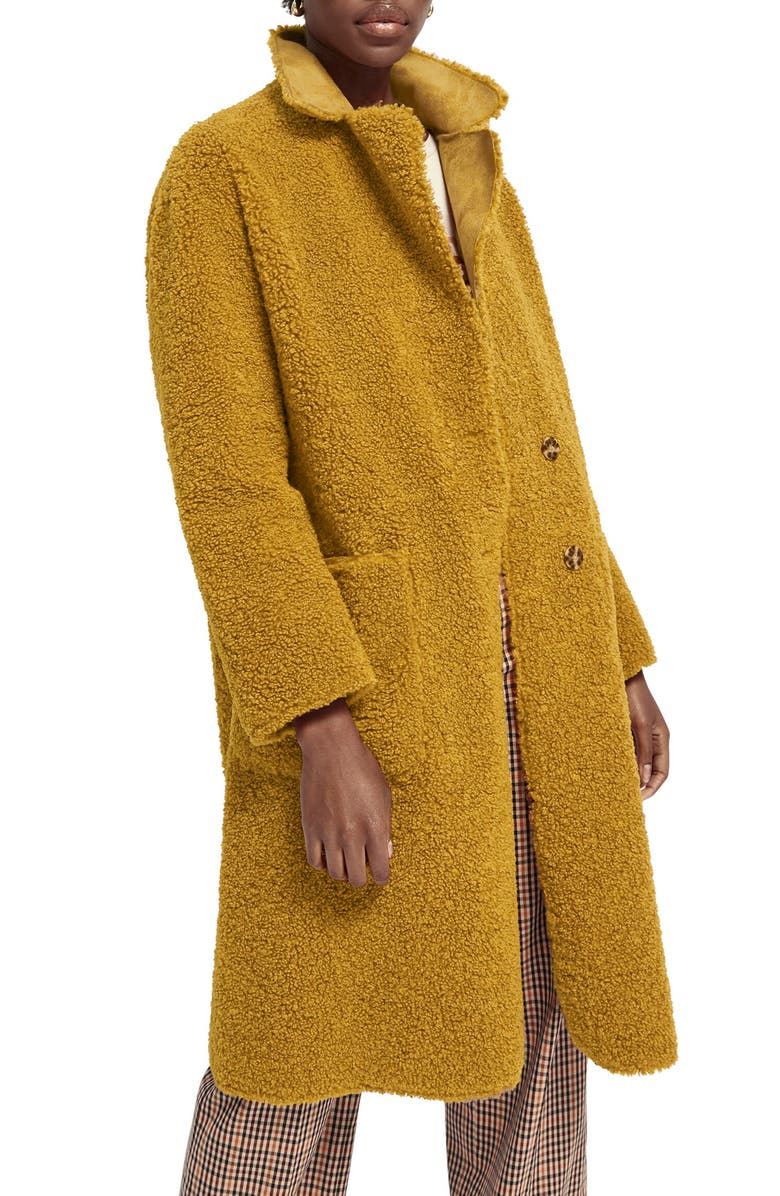 Scotch & Soda Reversible Teddy Jacket, Main, color,